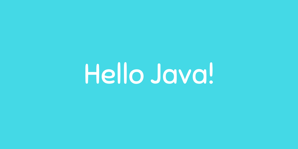 Beginning Java with program class, main function and comments