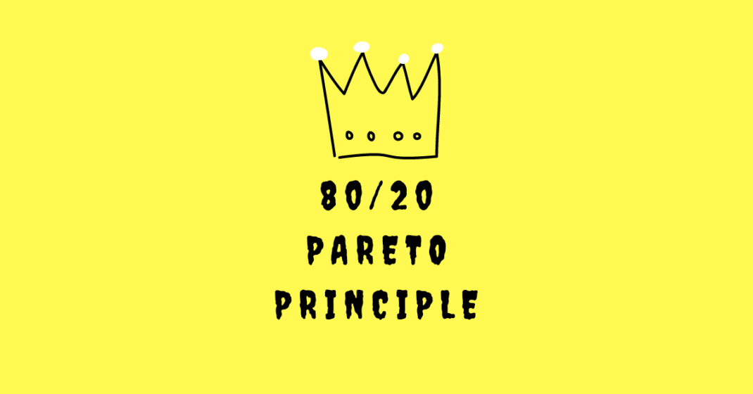 80/20 Pareto Principle, boss of all efficiency wisdom