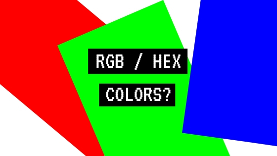 What are RGB and hexadecimal color codes? How colors are coded in computers?